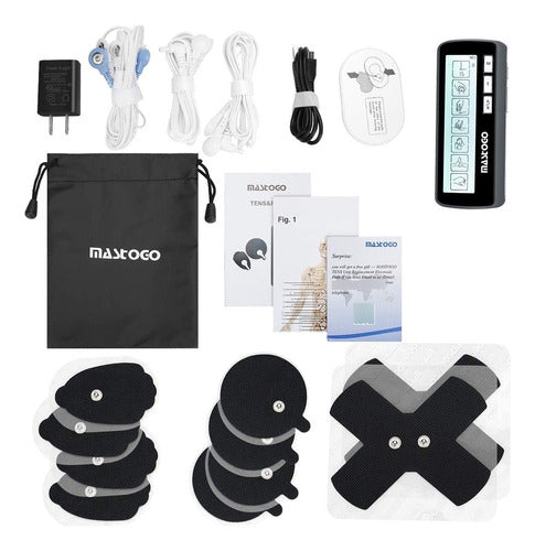 Tens Estimulador Muscular Ems Doble Canal Portatil 24 Modos