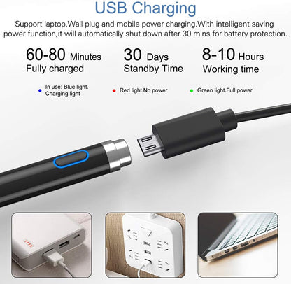 Lápiz Óptico Stylus Capacitivo Activo Ios Android Touch S.