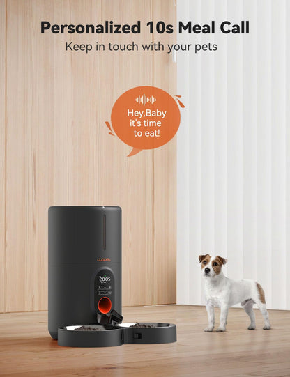 Comedero Automático Doble Para Mascotas Inteligente 2 Platos