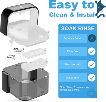 Fuente De Agua Gatos Bebedero Con Sensor De Movimiento