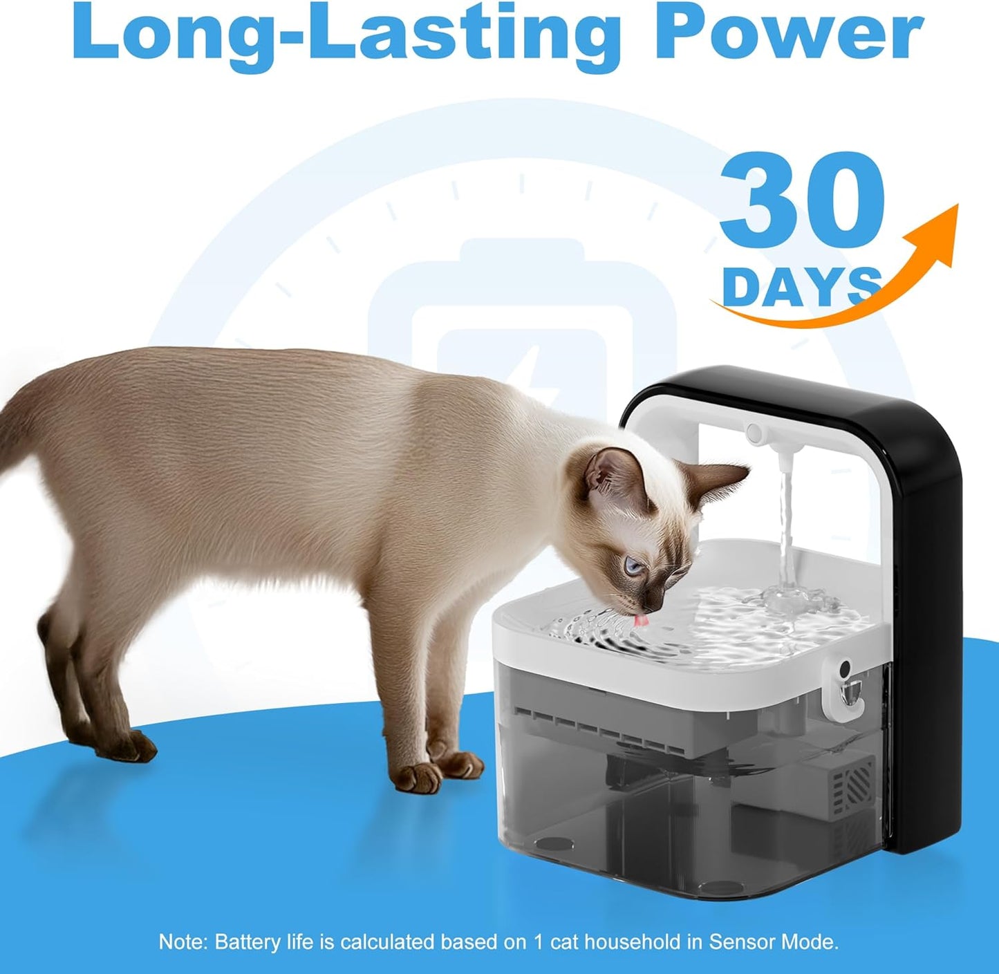 Fuente De Agua Gatos Bebedero Con Sensor De Movimiento