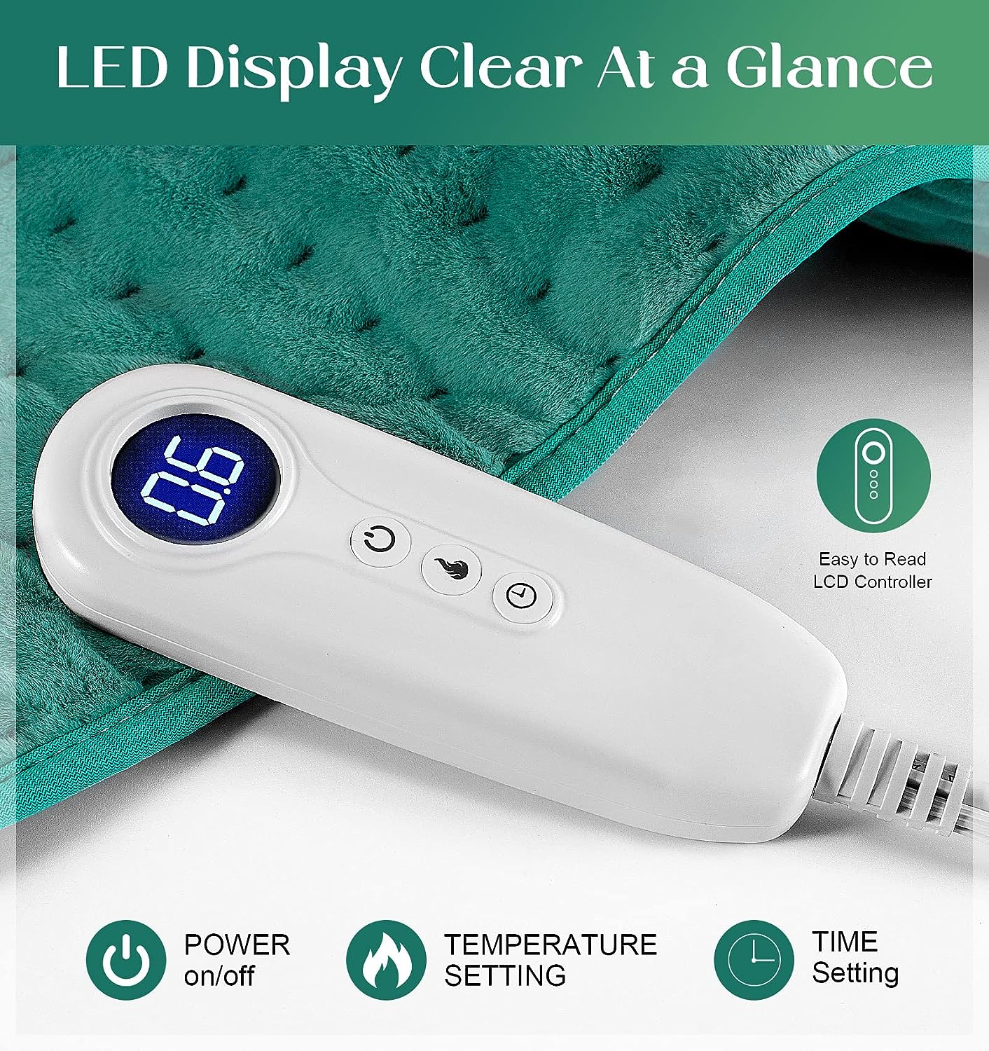 Almohadilla Compresa Térmica Eléctrica Para Aliviar Dolores