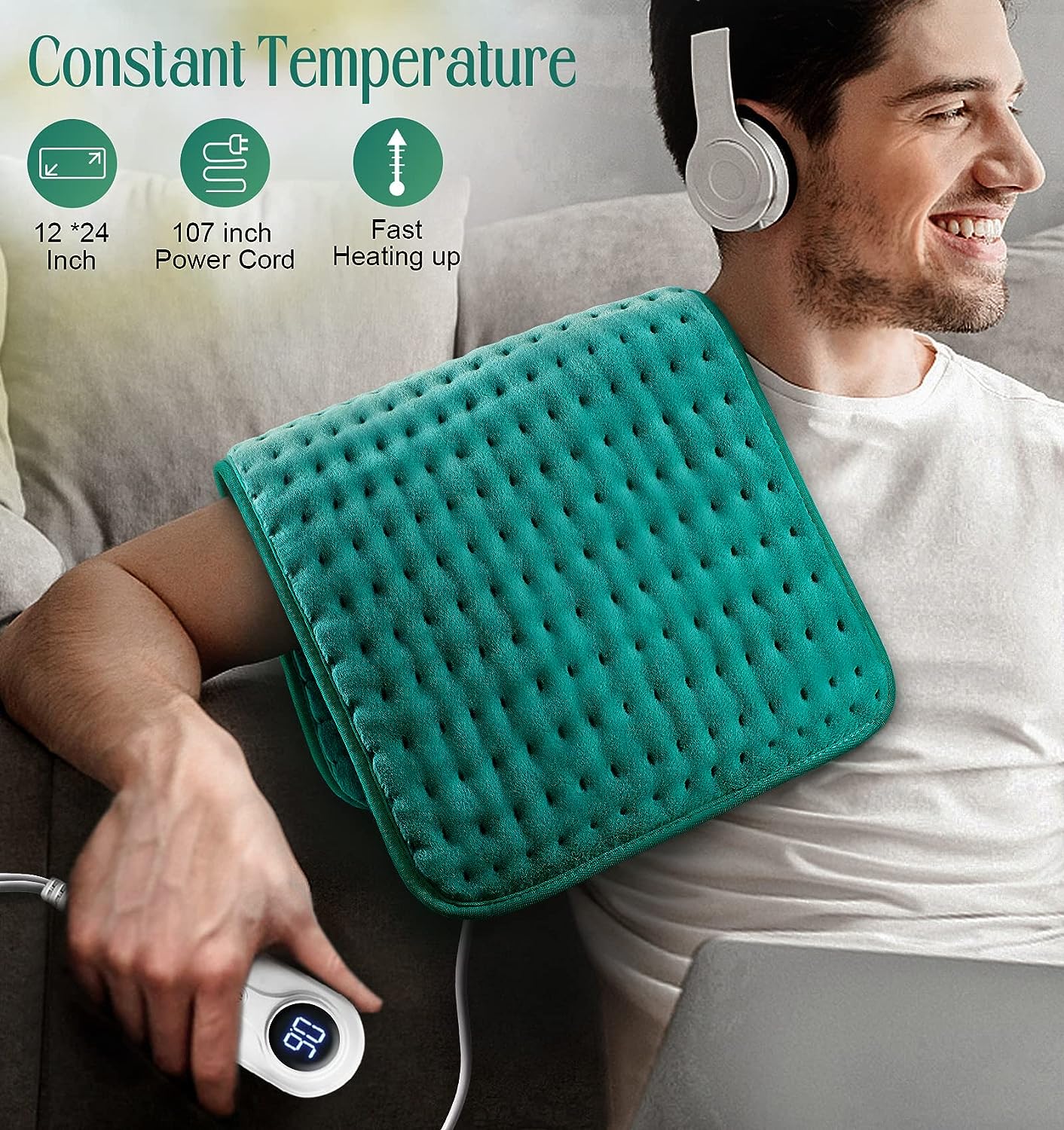 Almohadilla Compresa Térmica Eléctrica Para Aliviar Dolores