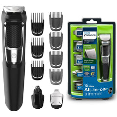 Máquina Afeitadora Y Cortadora De Pelo Philips Mg3750 Negra 100v/240v