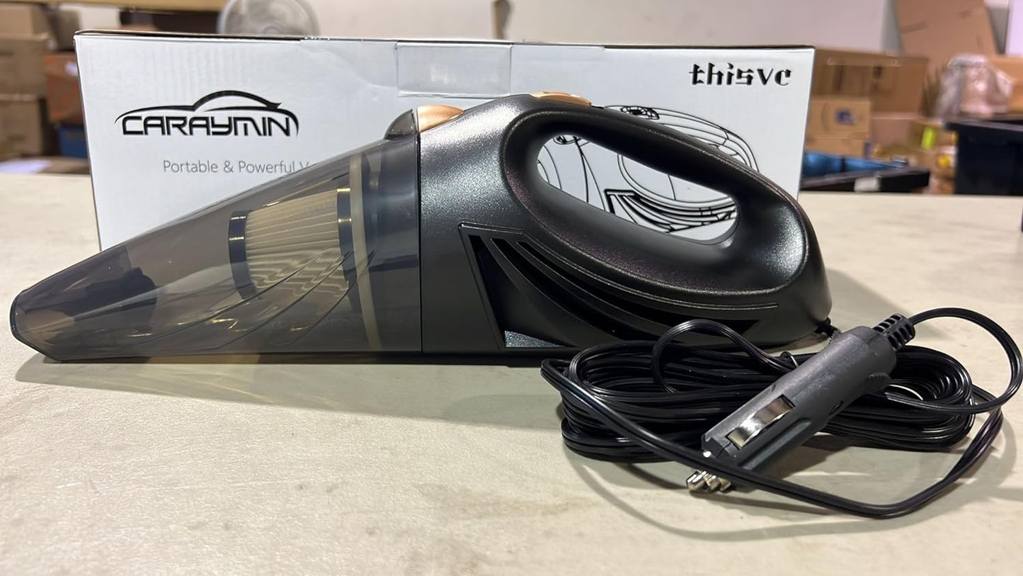 Aspiradora Para Vehículos Potente Succión Sólidos Y Líquido