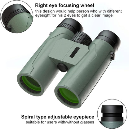 Binoculares Profesionales Gran Alcance Con Estuche Y Soporte