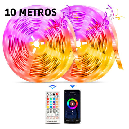 Cinta Led Inteligente Audiorítmica Wifi 10m - Alexa / Google