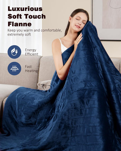 Cobija Térmica Eléctrica Suave 3 Niveles De Intensidad
