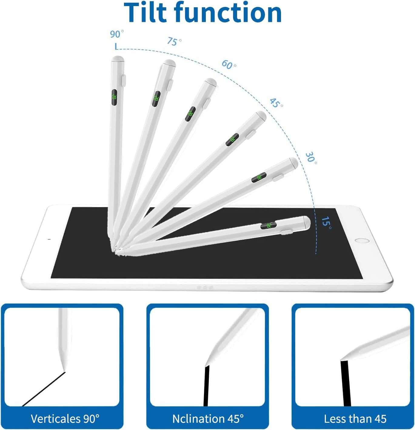 Lapiz Optico Stylus Pen 10 Gen Para iPad Rechazo Palma Magnét