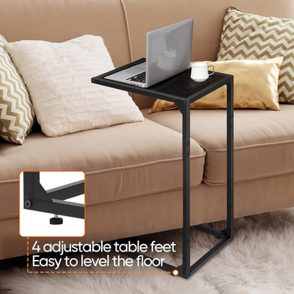 Mesa Auxiliar Para Computador Portátil Ajustable En Metal