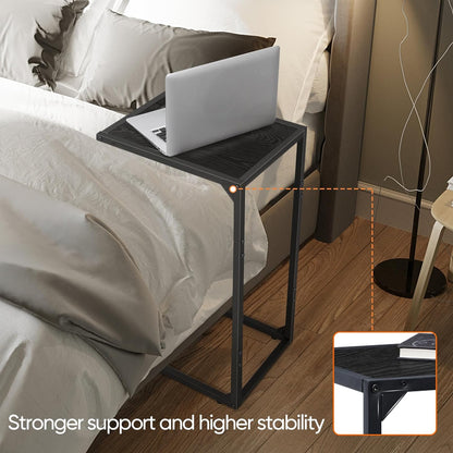 Mesa Auxiliar Para Computador Portátil Ajustable En Metal