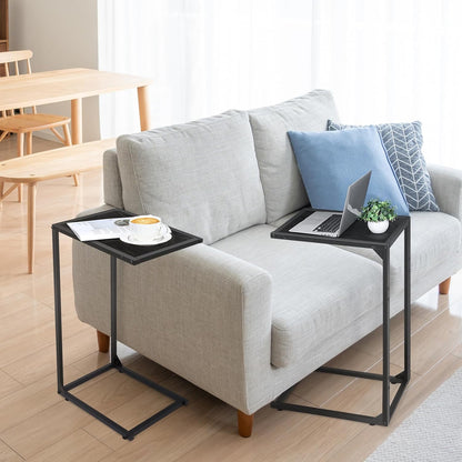 Mesa Auxiliar Para Computador Portátil Ajustable En Metal