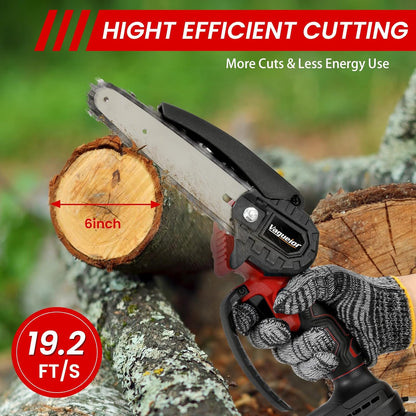 Mini Motosierra De Mano Recargable Inalámbrica Ultrapotente