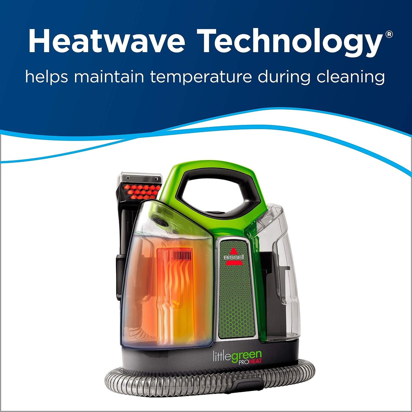 ASPIRADORA BISSELL PRO HEAT PORTATIL MODERNA LIMPIA PISOS