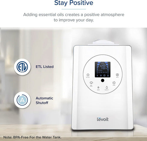 Humidificador Smart Levoit Gran Capacidad Grande Con Sensor