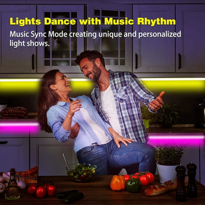 Cinta Led Audiorítmica Smart Wifi 20 Metros - Alexa / Google