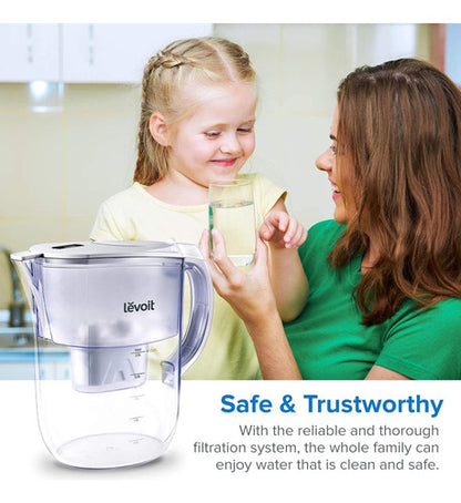 Jarra Purificadora De Agua Premium Levoit Filtro Avanzado
