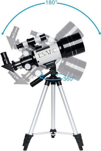 Telescopio Astronomico  70 Mm Con Soporte Celular Y Control