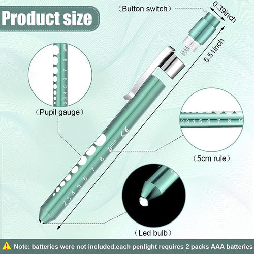 Linterna Led De Diagnostico Medico Colores Varios