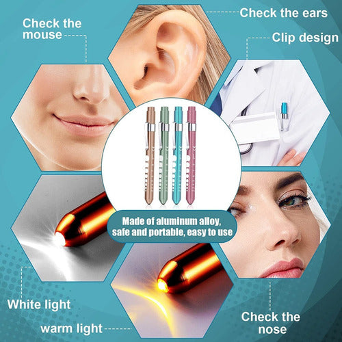 Linterna Led De Diagnostico Medico Colores Varios