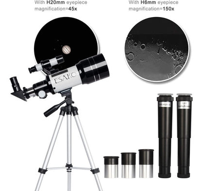 Telescopio Astronomico  70 Mm Con Soporte Celular Y Control