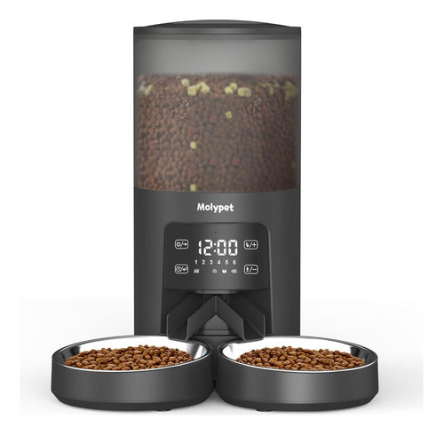 Comedero Automático Doble Para Mascotas Inteligente 2 Platos