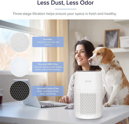 Filtro Purificador De Aire Levoit Difusor Importado Usa 15m2