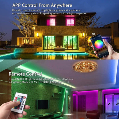 Cinta Led Inteligente Audiorítmica Wifi 10m - Alexa / Google