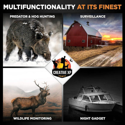 Binoculares De Vision Nocturna, Memoria 32gb. Importado Usa