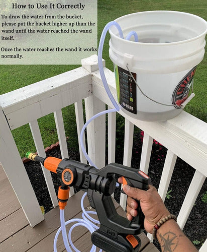 Hidrolavadora A Presión Inalámbrica - 450 Psi Importada Usa