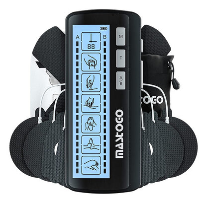 Tens Estimulador Muscular Ems Doble Canal Portatil 24 Modos