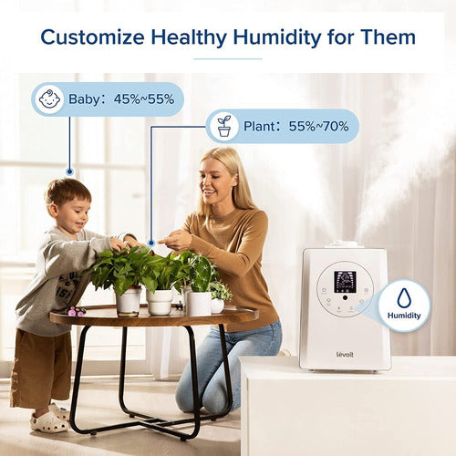 Humidificador Smart Levoit Gran Capacidad Grande Con Sensor
