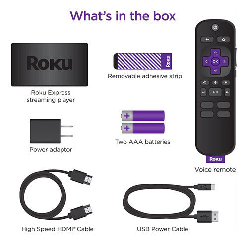 Roku Express Streaming Dispositivo De Transmisión Roku 4k
